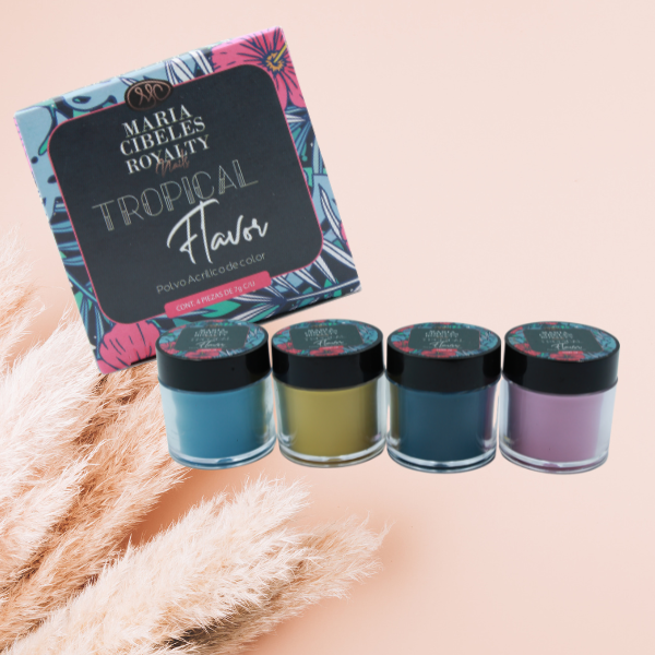 Mcroyalty - Colección De Acrílicos 4Pz - Polvos Acrilicos