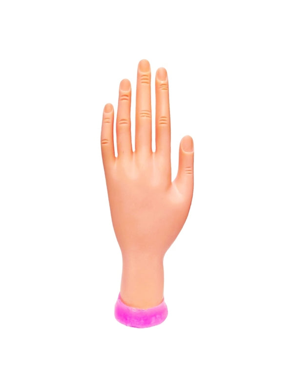 Mano de hule de práctica