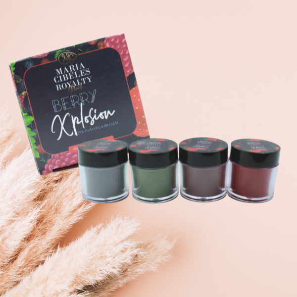 Mcroyalty - Colección De Acrílicos 4Pz - Polvos Acrilicos