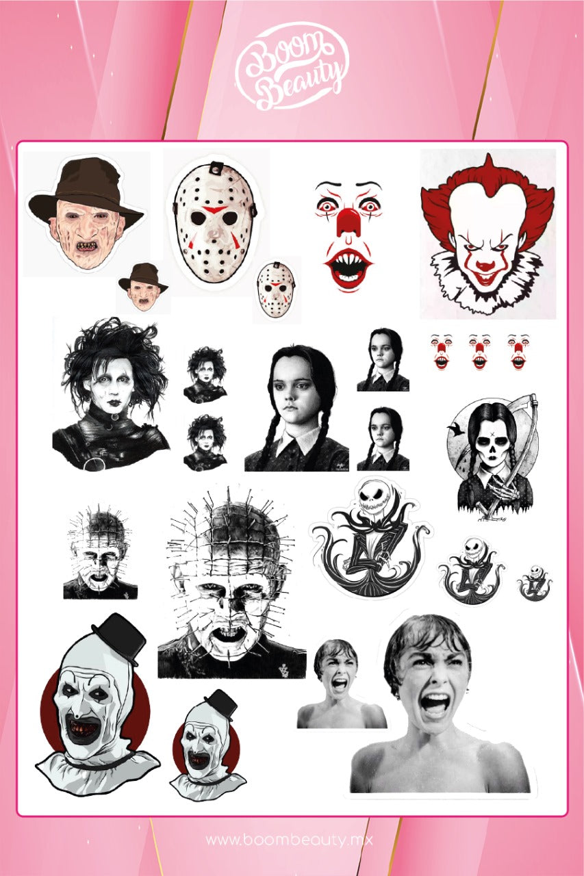 STICKERS EDICION HALLOWEEN - BOOM BEAUTY