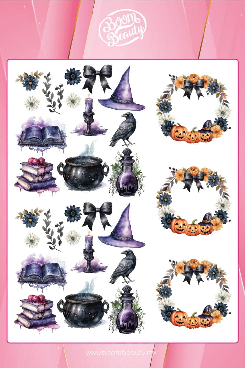 STICKERS EDICION HALLOWEEN - BOOM BEAUTY