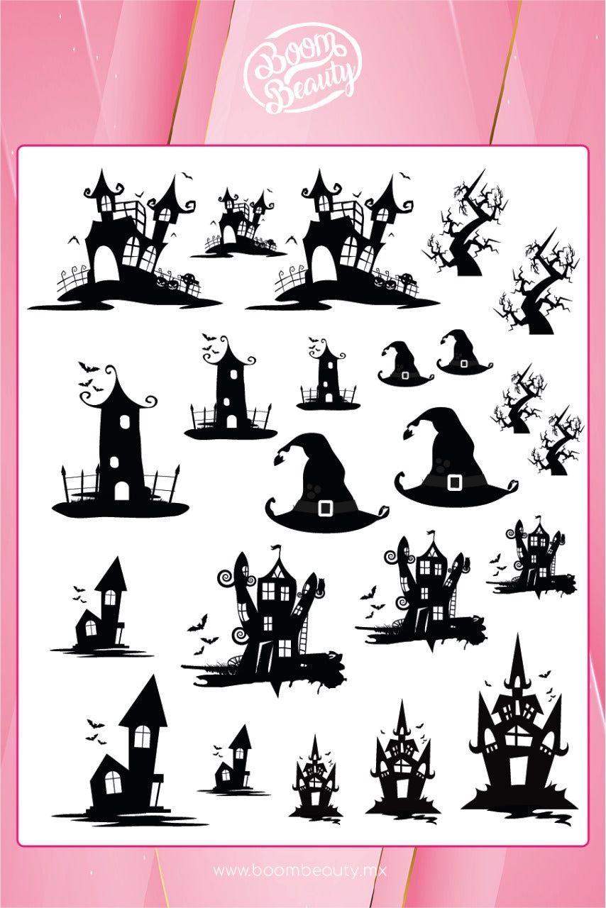 STICKERS EDICION HALLOWEEN - BOOM BEAUTY