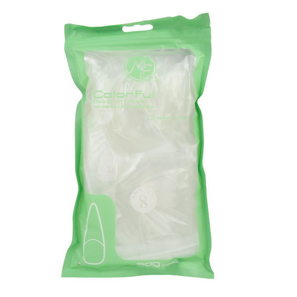 Tips Stiletto Press on 600 pzs Colorful