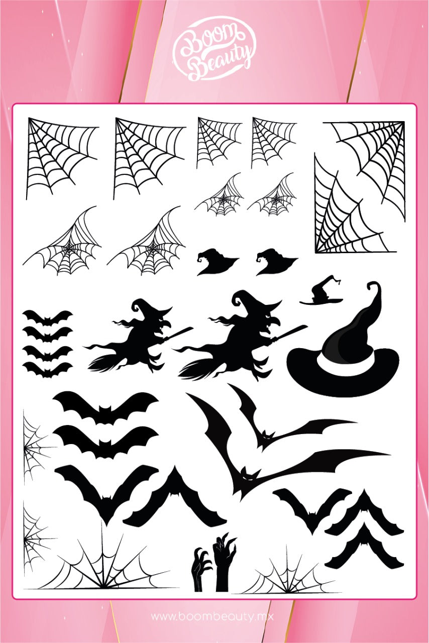 STICKERS EDICION HALLOWEEN - BOOM BEAUTY