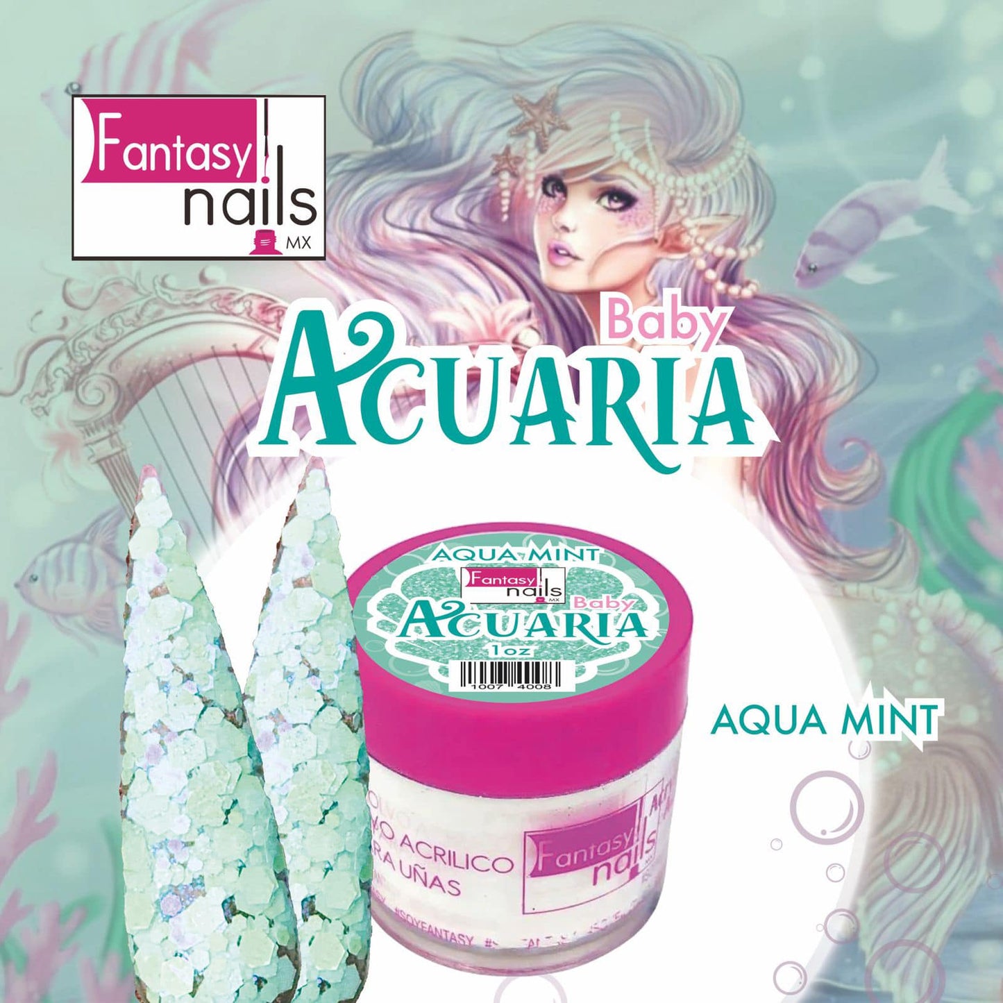 Acrilico Acuarias Baby - Aqua mint