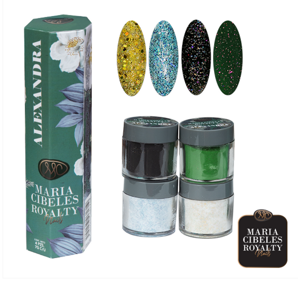 Mcroyalty - Colección De Acrílicos 4Pz - Polvos Acrilicos