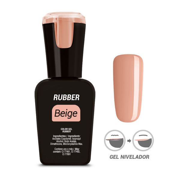 Rubber Beige - Organic Nails