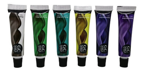 Pintura De Mano Alzada Creative Colore 12 pzas de 12 ml.