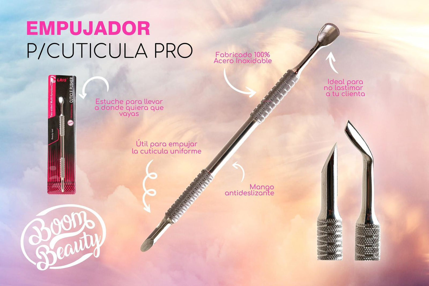 Empujador Premier para cutícula LRIS