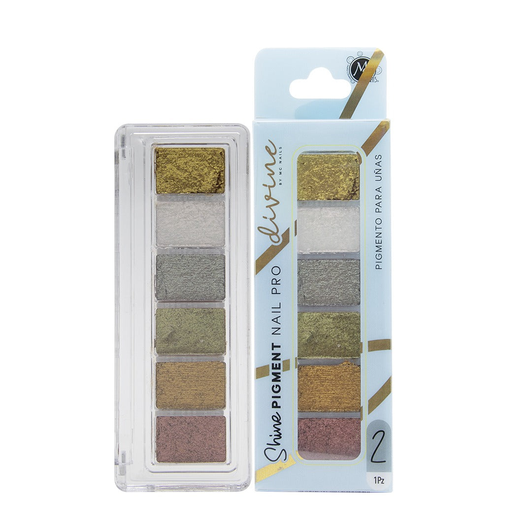Divine Shine paleta de pigmentos #02 MC NAILS