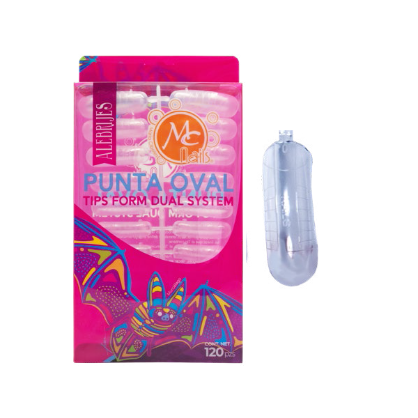 Tips Dual System Punta Oval 120 pzs
