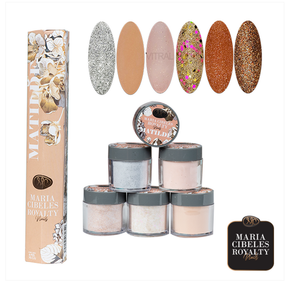 Mcroyalty - Colección De Acrílicos 6Pz - Polvos Acrilicos