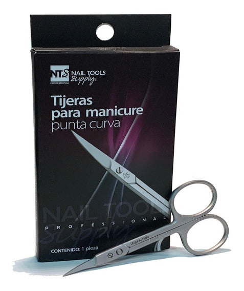 Tijeras para manicure punta curva- Organic Nails