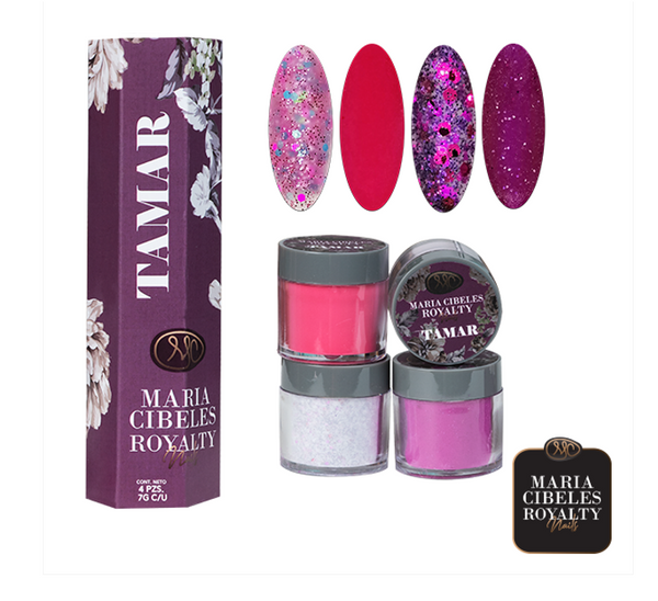 Mcroyalty - Colección De Acrílicos 4Pz - Polvos Acrilicos