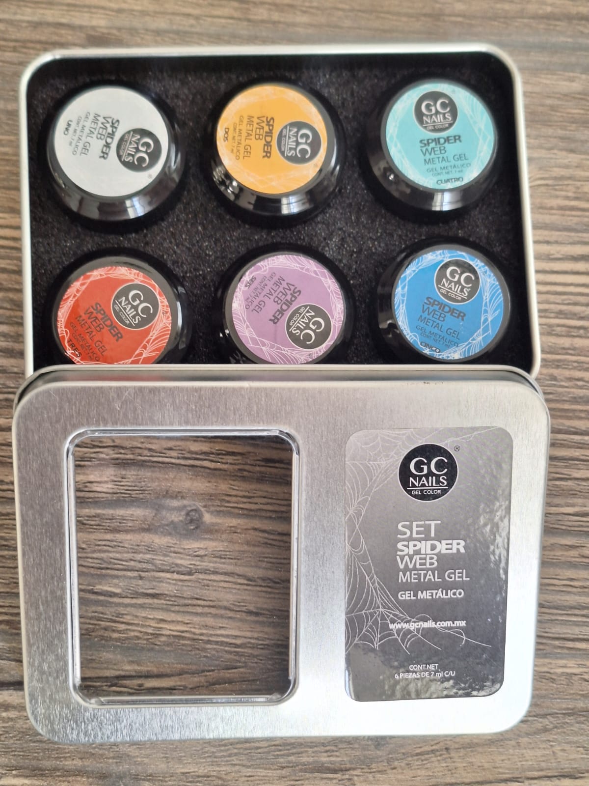 Spider Gel (Paquete Con 6 Colores)