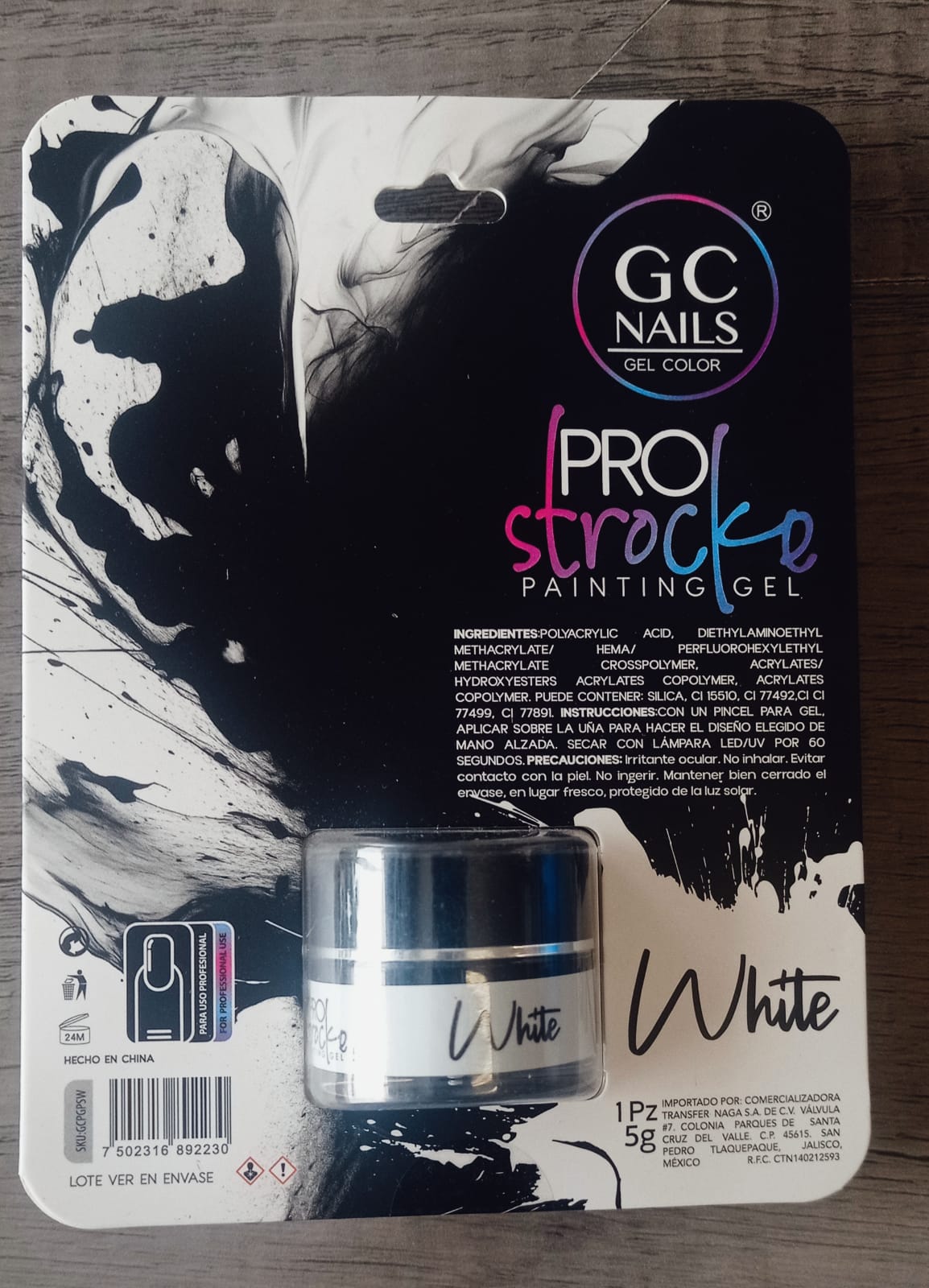 Pro Strocke Painting Gel White Gc Nails