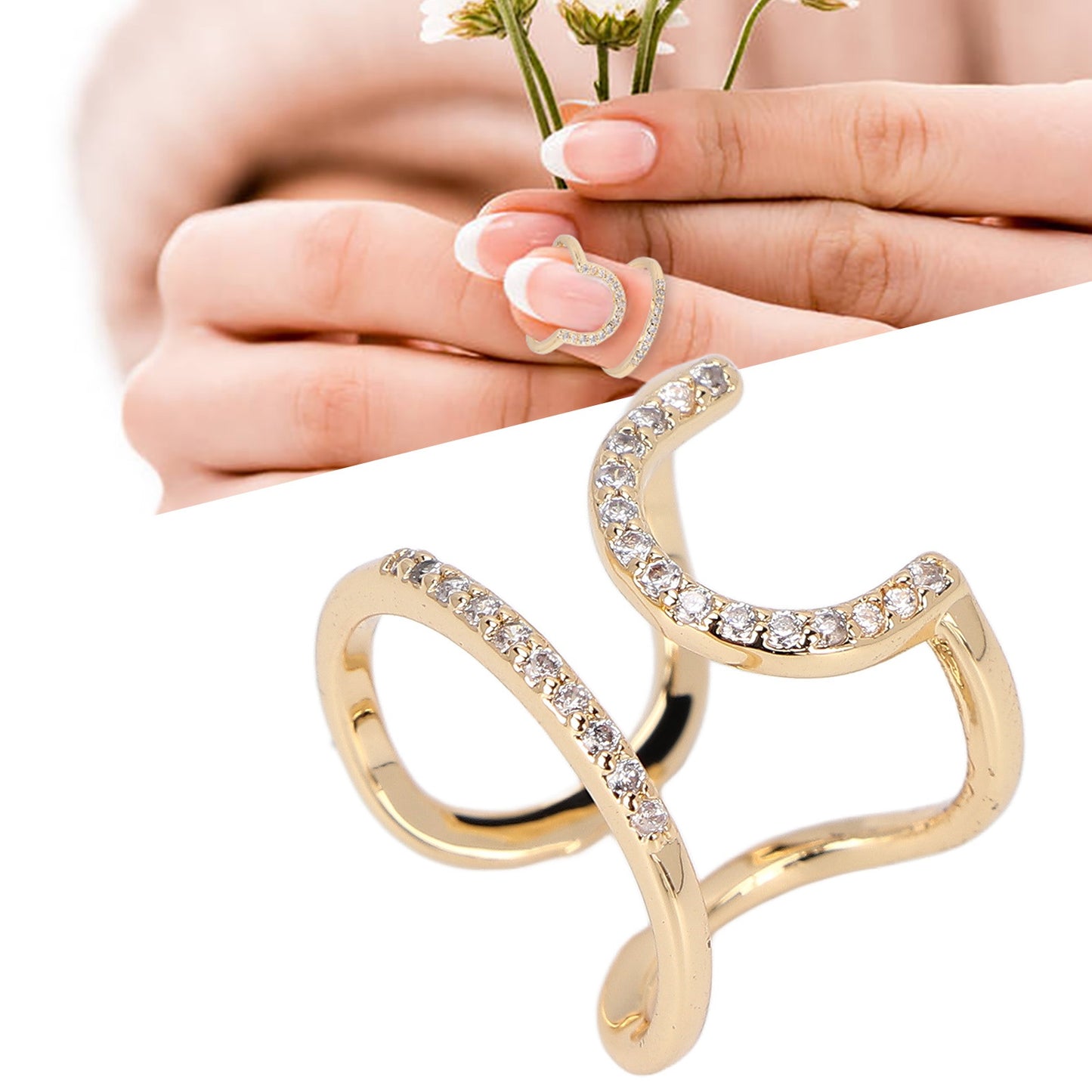 Anillo decorativo para uñas