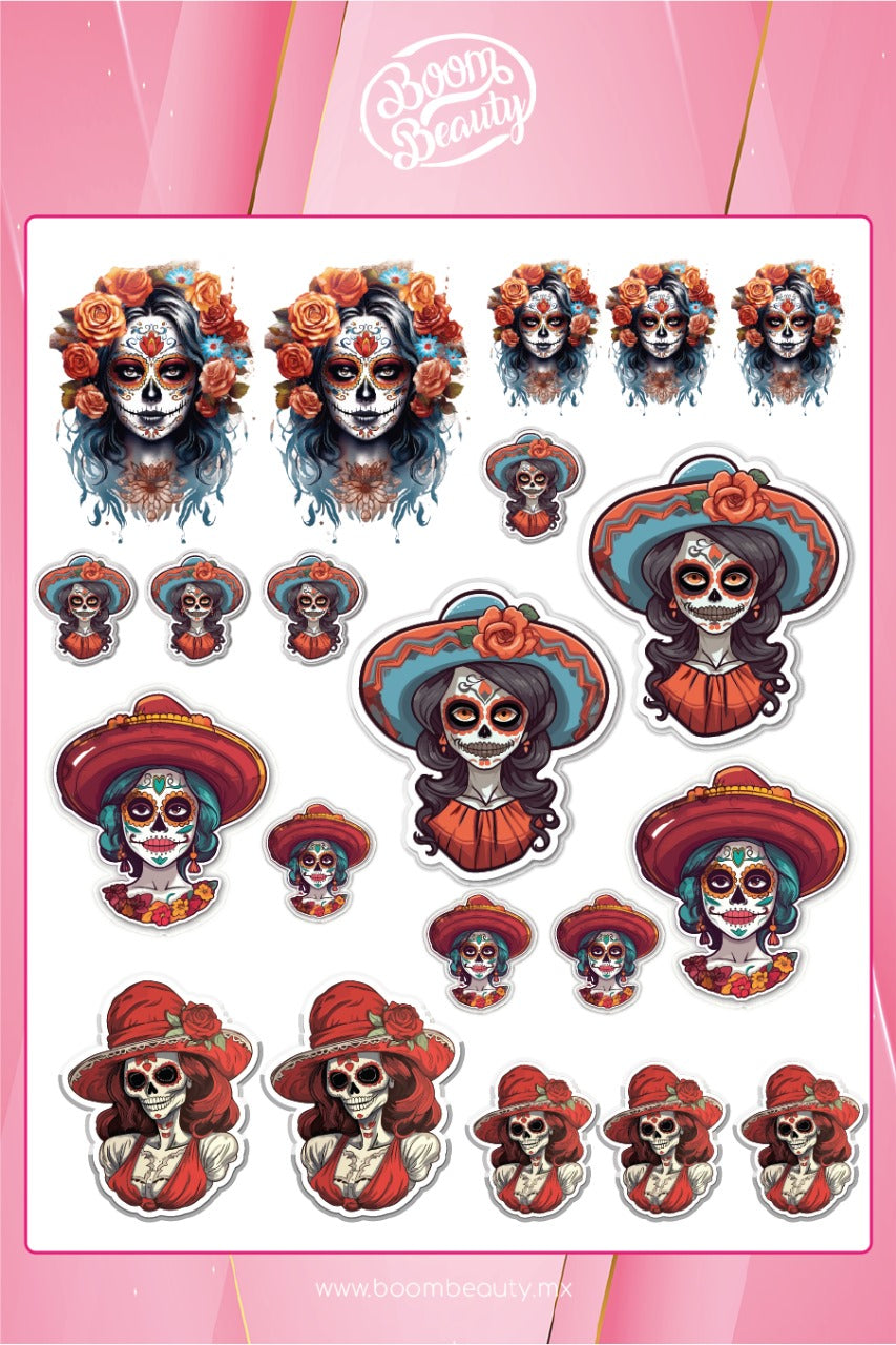 STICKERS EDICION HALLOWEEN - BOOM BEAUTY