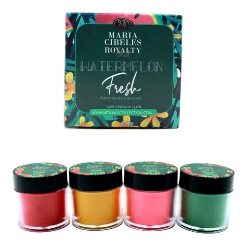 Mcroyalty - Colección De Acrílicos 4Pz - Polvos Acrilicos