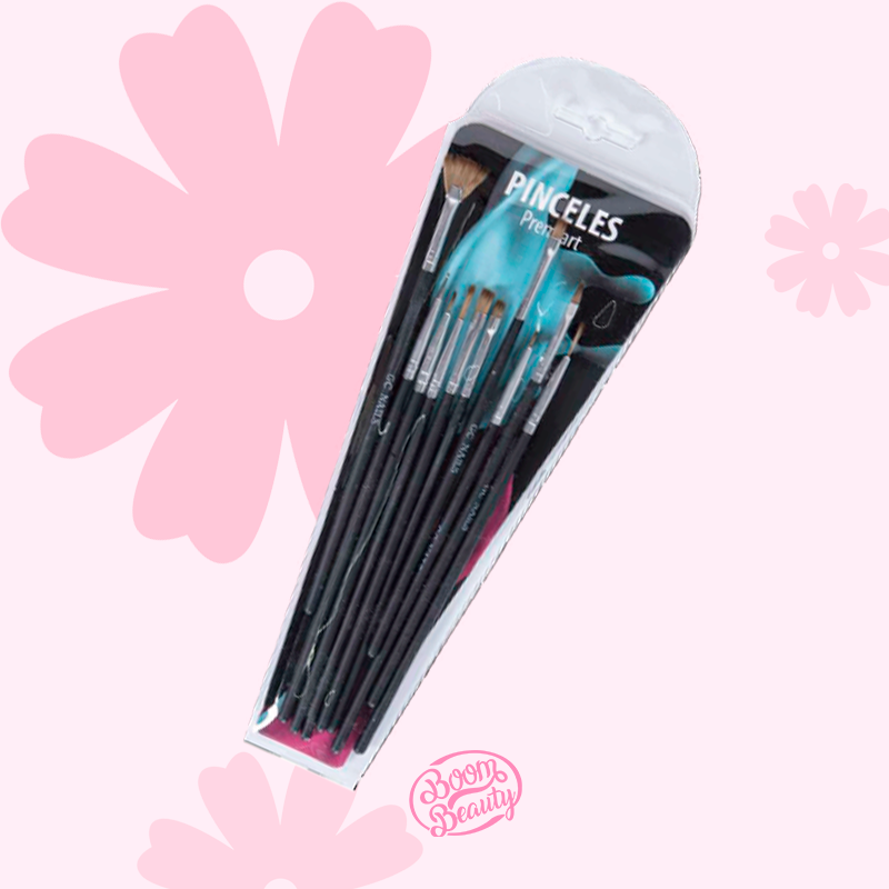 Pinceles Premiart Mano Alzada 10Pz