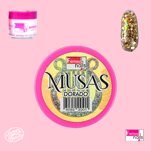 Acrilico Musas - Dorado