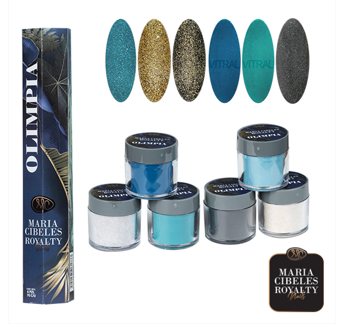 Mcroyalty - Colección De Acrílicos 6Pz - Polvos Acrilicos