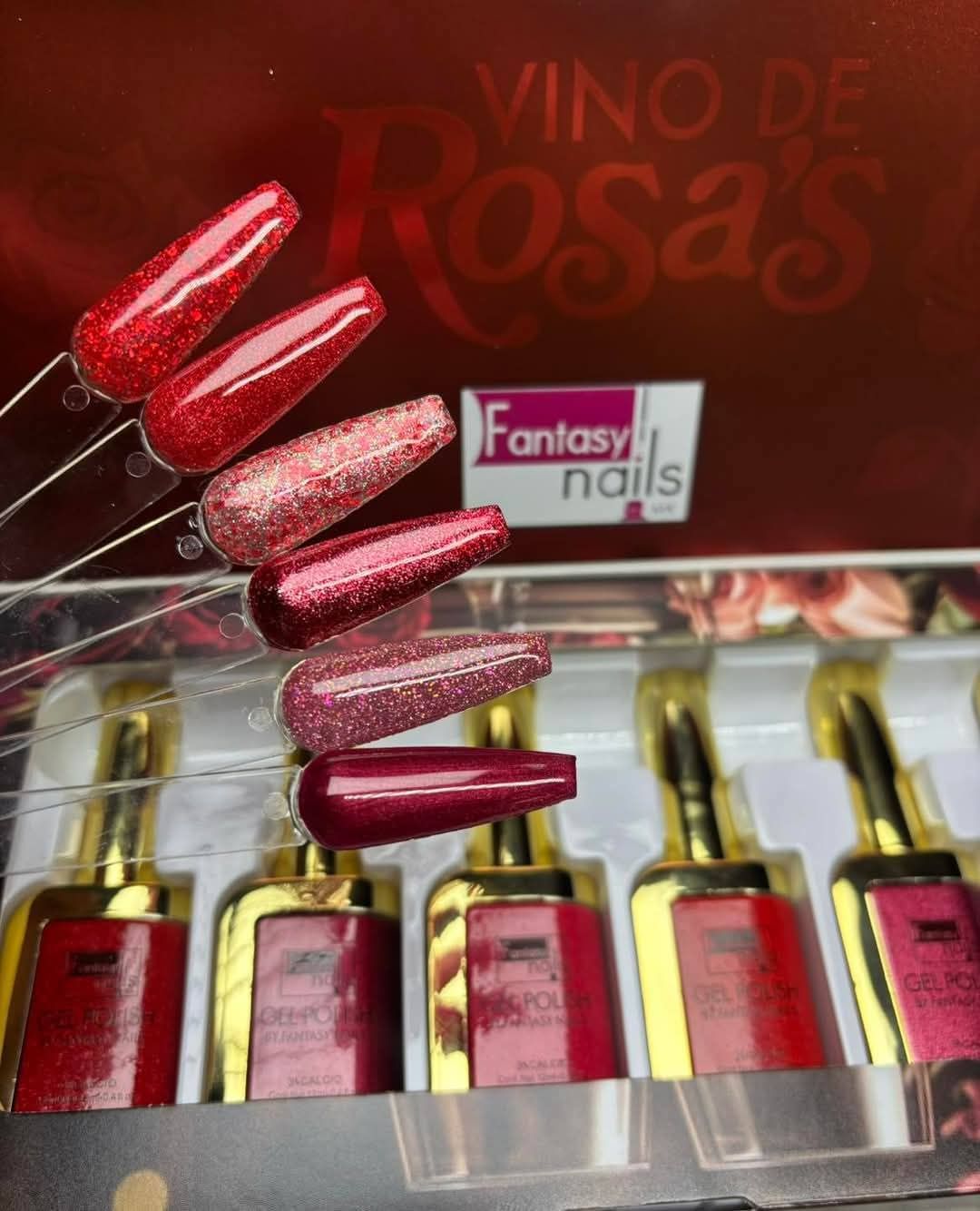 Coleccion Vino de Rosas Fantasy nails
