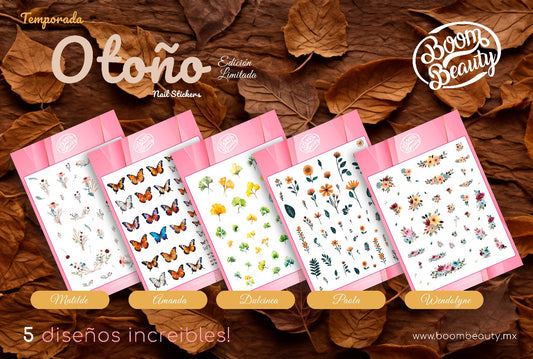 STICKERS OTOÑO - BOOM BEAUTY