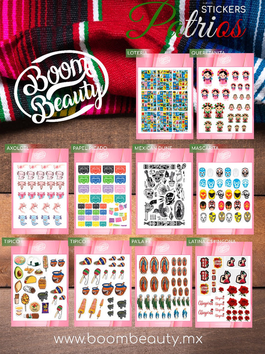 STICKERS PATRIOS - BOOM BEAUTY