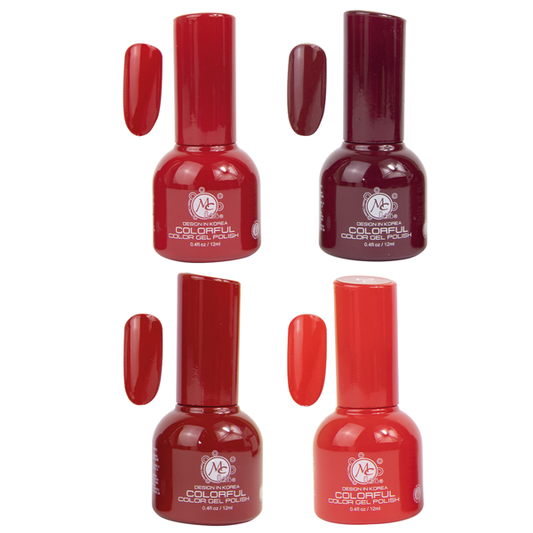 COLORFUL Collection GEL “F” Green Life 4pz de 12ml c/u
