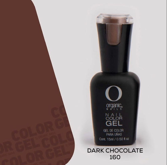 Dark Chocolate #166  15ml Organic Nails