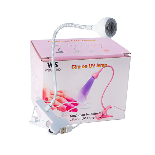 Lámpara clip para press on