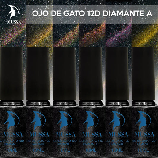 Gel ojo de gato DIAMANTE 12D - Gama A