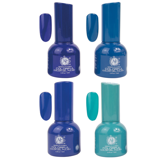 COLORFUL Collection GEL “M” Green Life 4pz de 12ml c/u
