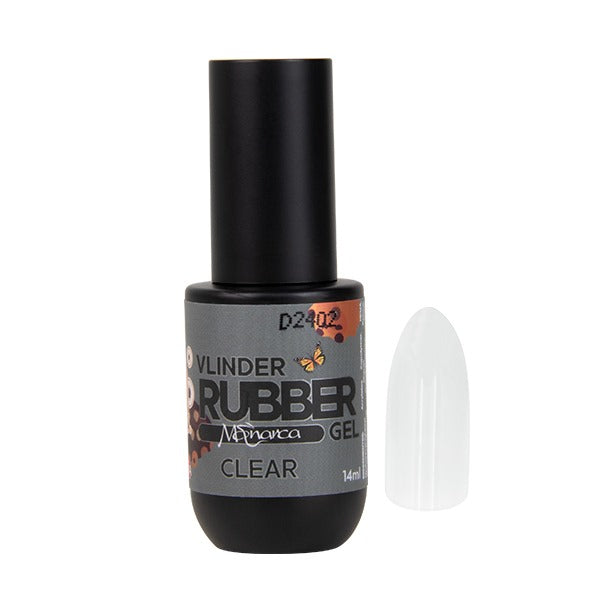 Rubber Gel Monarca Vlinder CLEAR 14ml