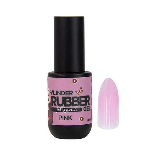 Rubber Gel Monarca Vlinder PINK 14ml