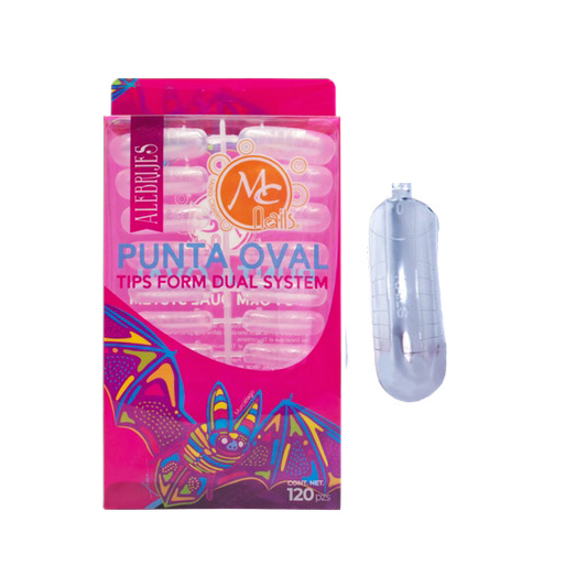 Tips Dual System Punta Oval 120 pzs