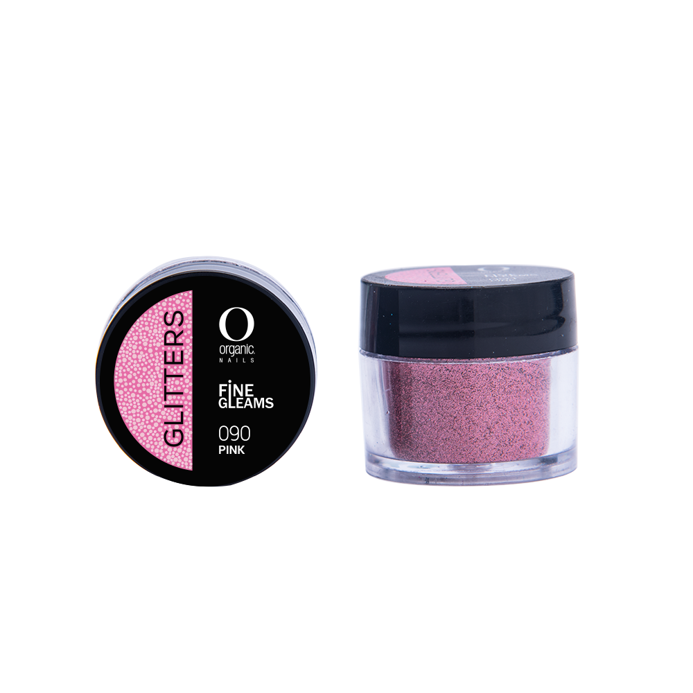 Glitter Organic Nails -090 Pink