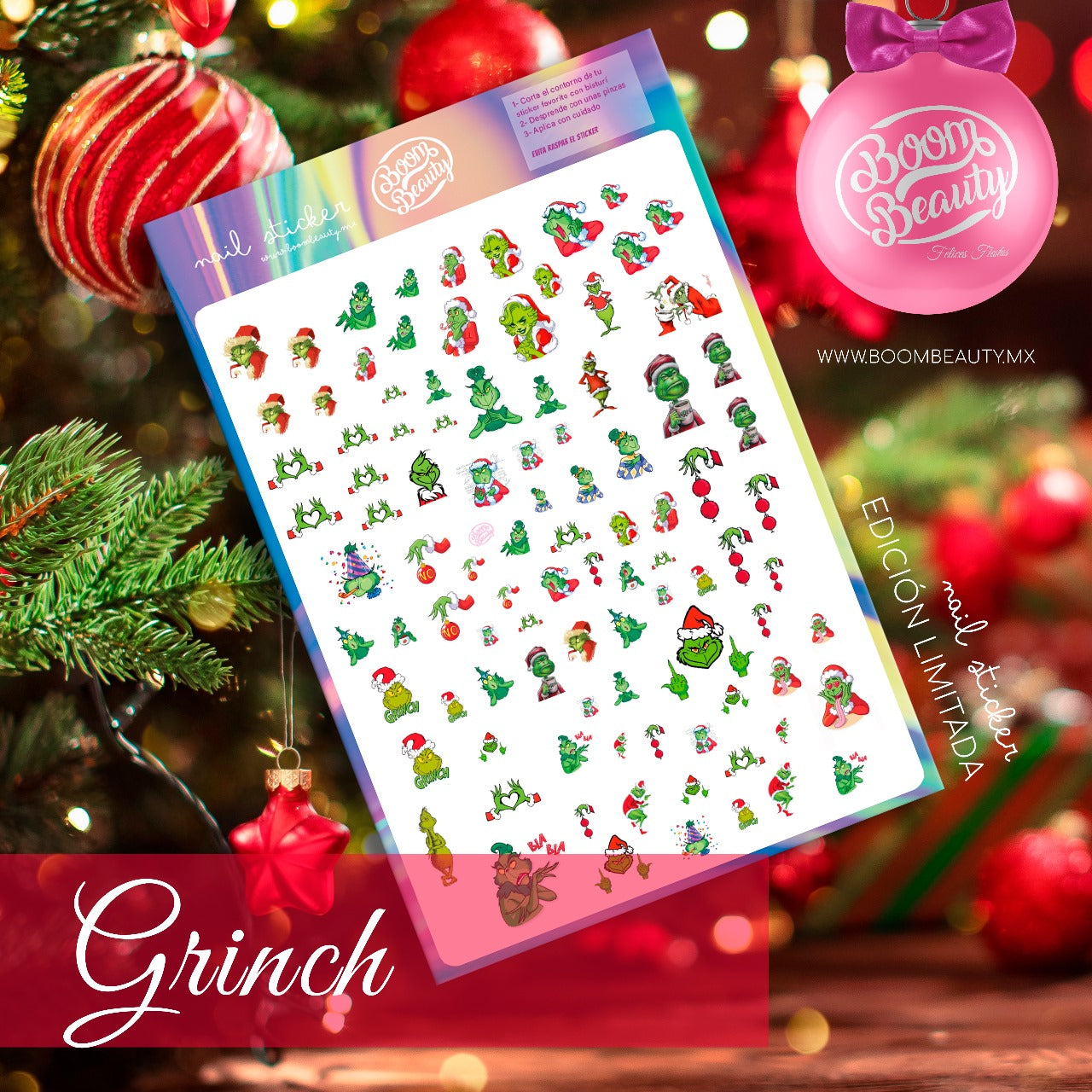 STICKERS EDICION CHRISTMAS BOOM BEAUTY