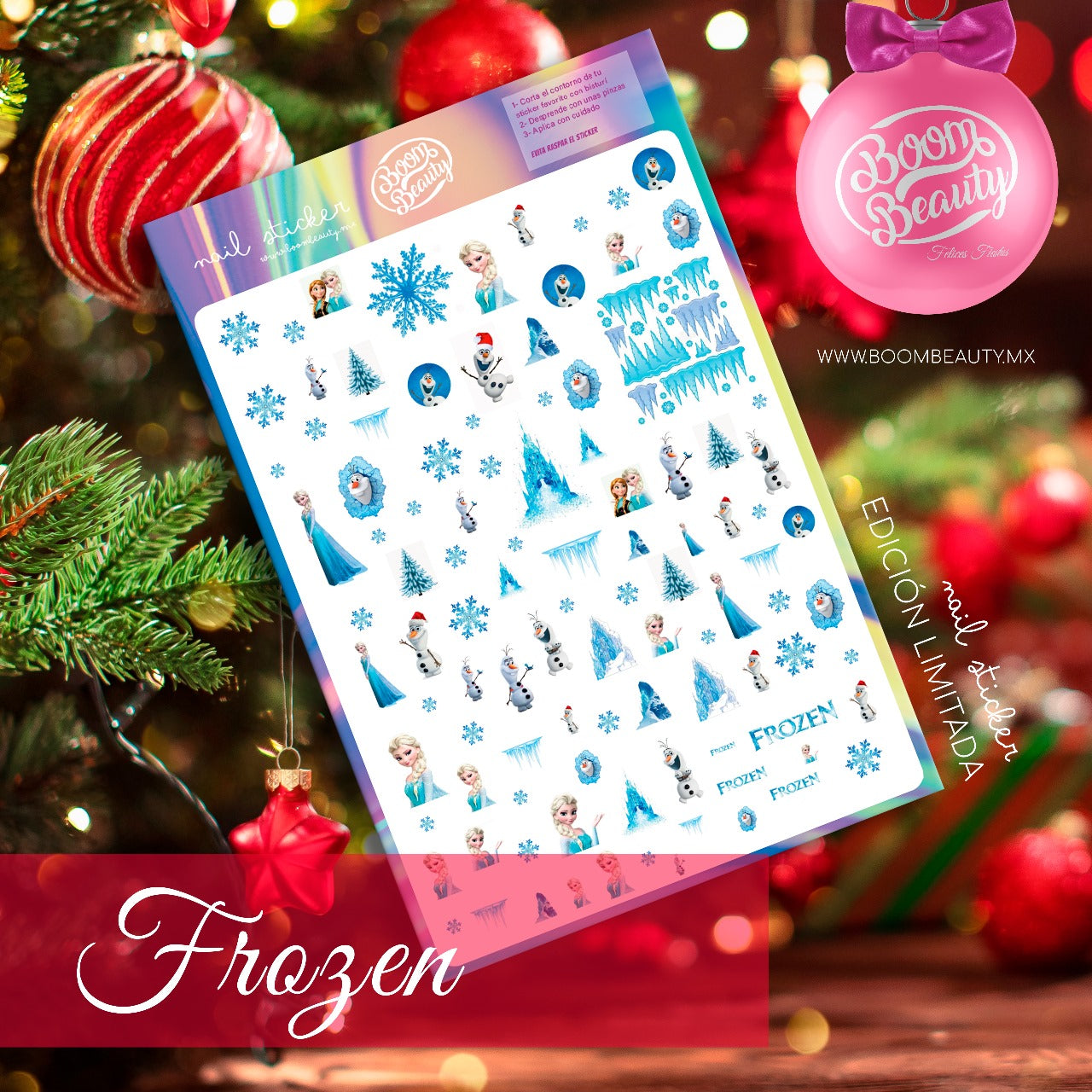STICKERS EDICION CHRISTMAS BOOM BEAUTY