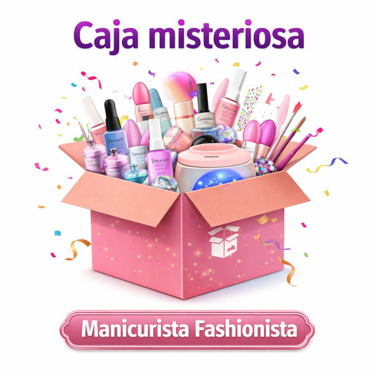 CAJA MISTERIOSA - Manicurista Fashionista (Material para uñas)