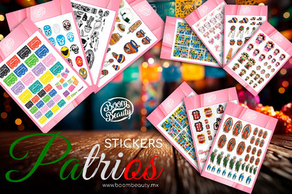 STICKERS PATRIOS - BOOM BEAUTY