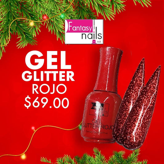 Glitter red