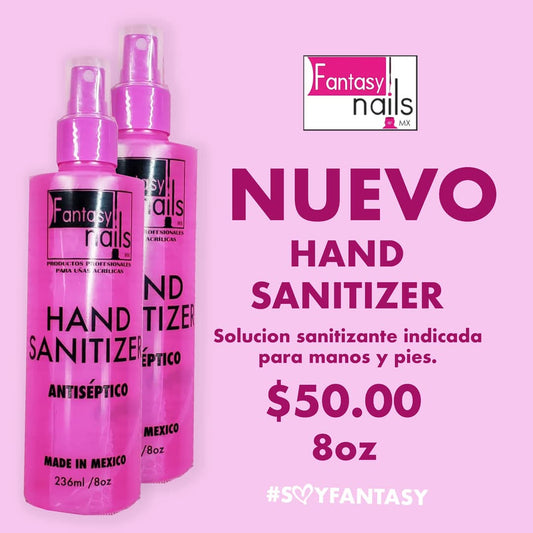 Hand Sanitizer Fantasy Nails