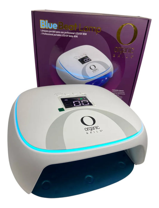 Lampara UV Blue Beat Plugged 80w Organic Nails Inalámbrica