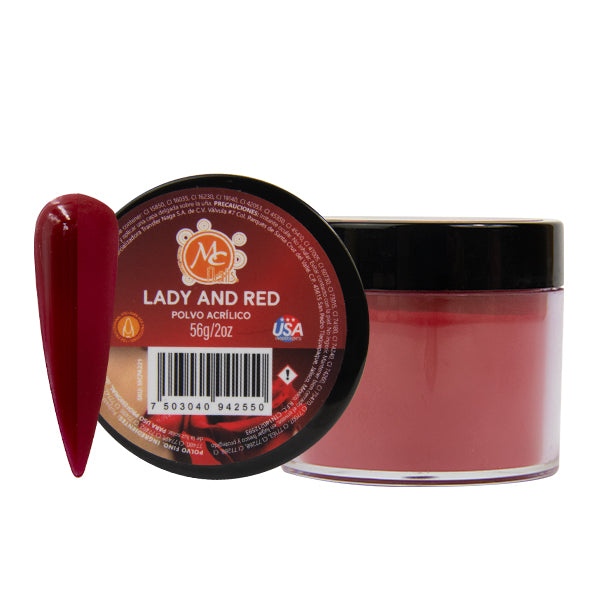 Polvo acrilico Lady and red2oz