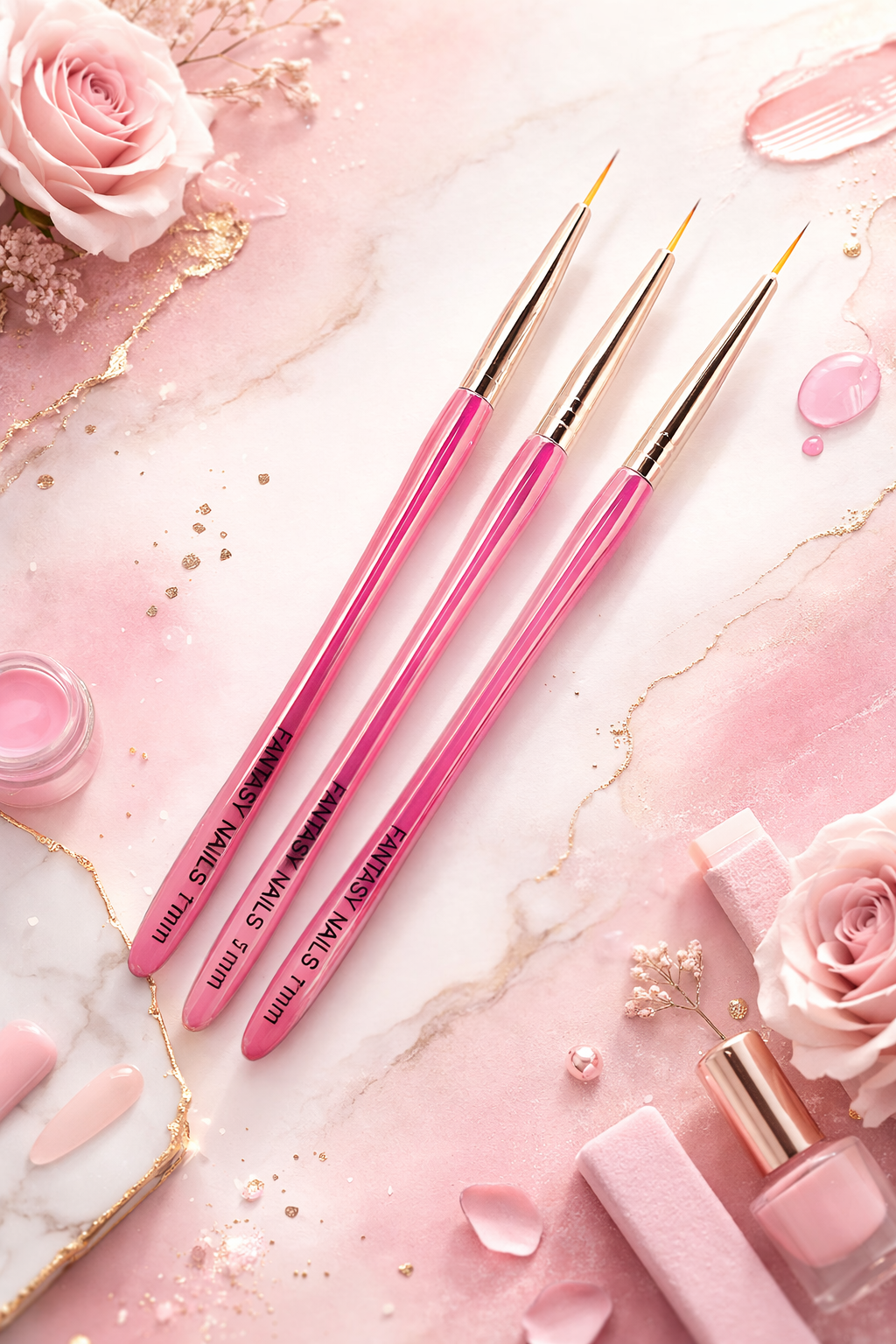 Pincel Linner Fantasy Nails 3Pz