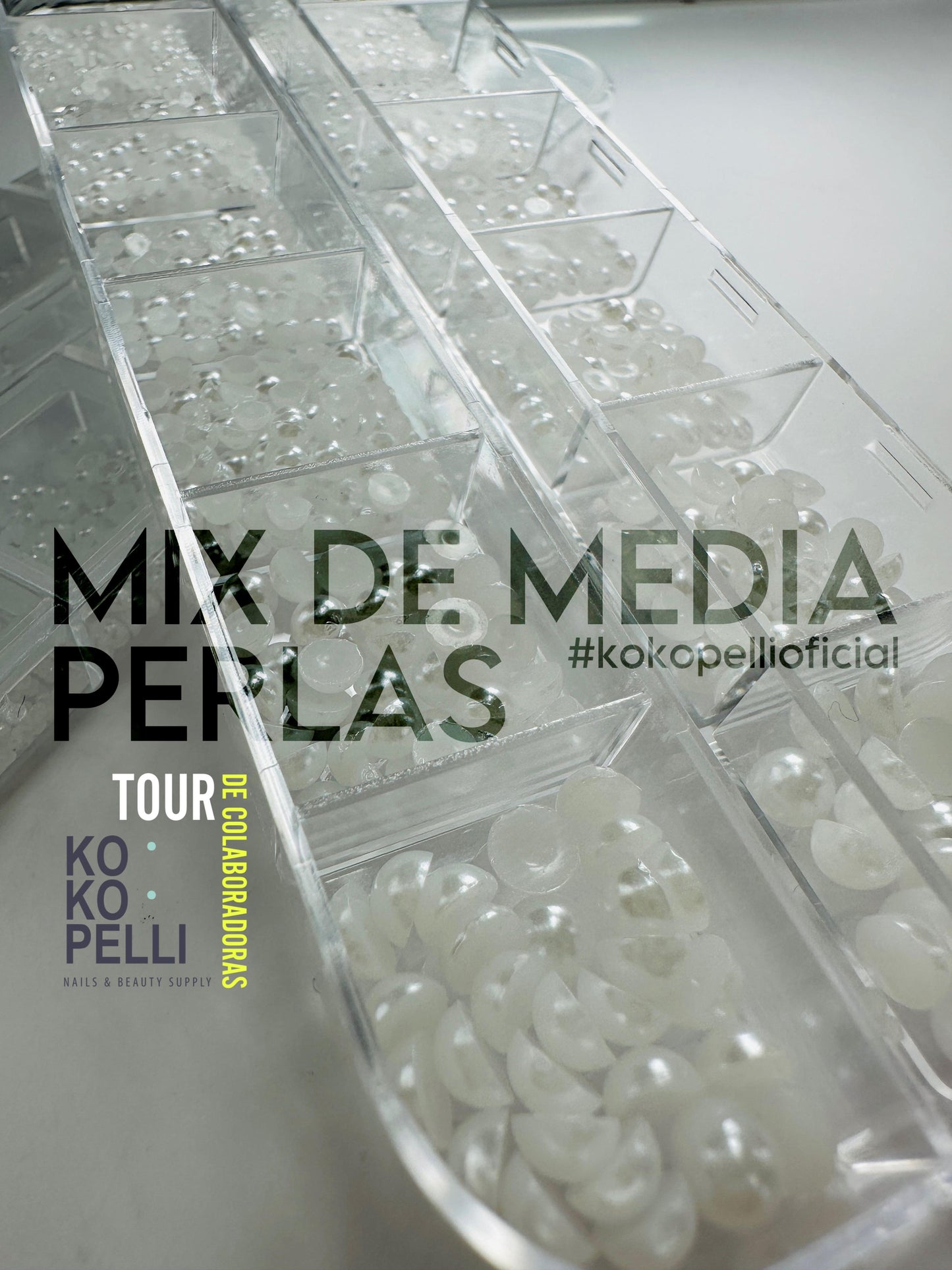 KOKOPELLI DECORACION Media perla varios tamaños